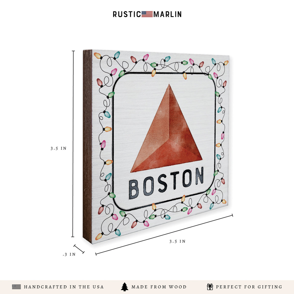 Boston Christmas Citgo Coaster Set