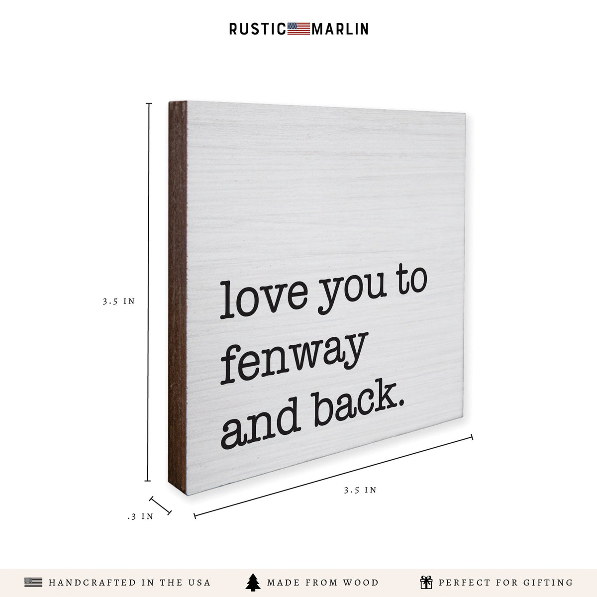 Love You To Personalized Coaster Set