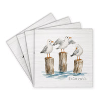 Gull Trio Personalized Coaster Set