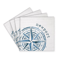 Compass Personalized Coaster Set