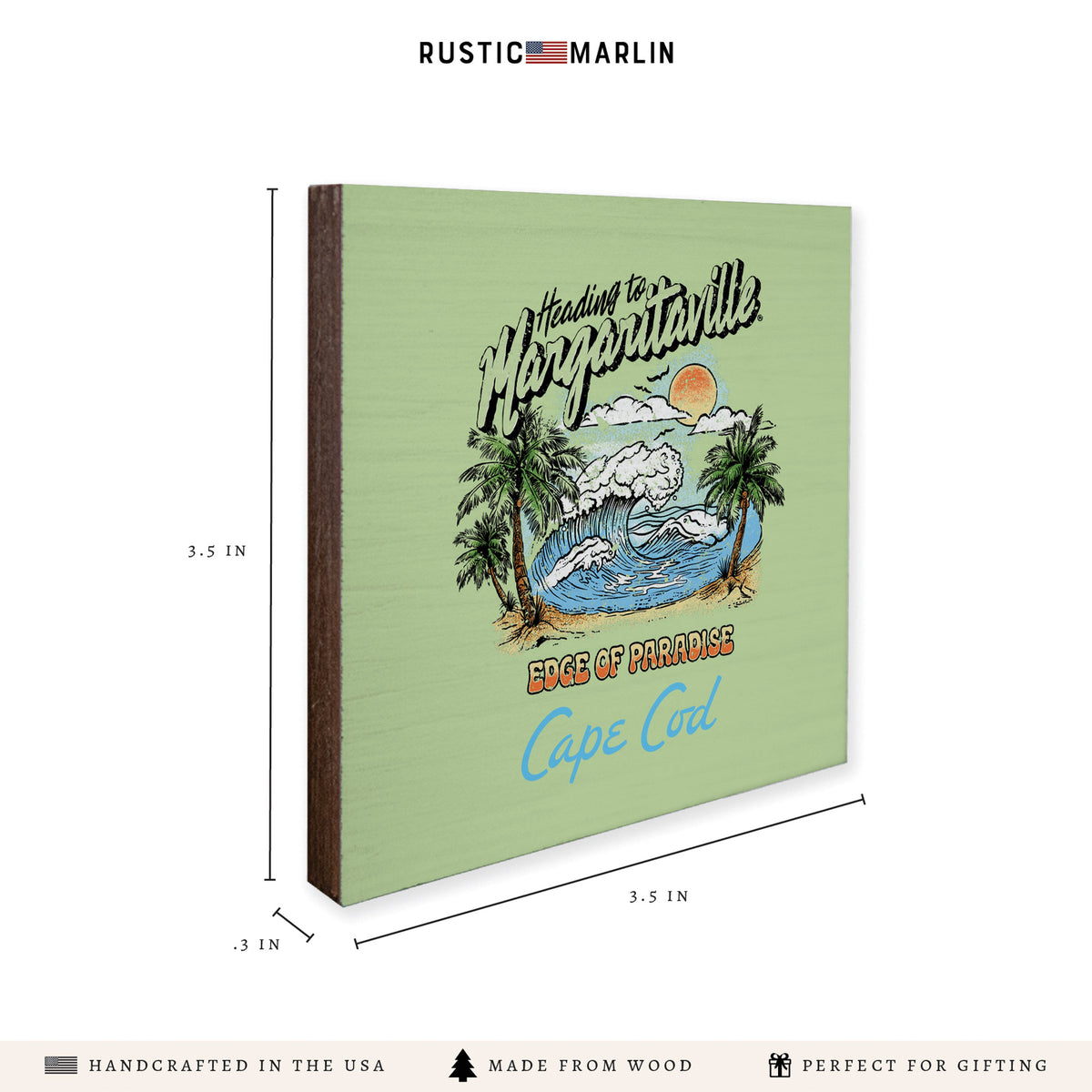 *Edge Of Paradise Personalized Coaster Set