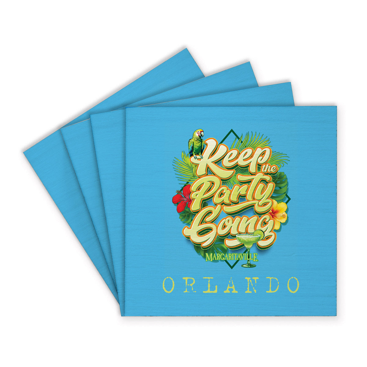 *Keep The Party Going Personalized Coaster Set