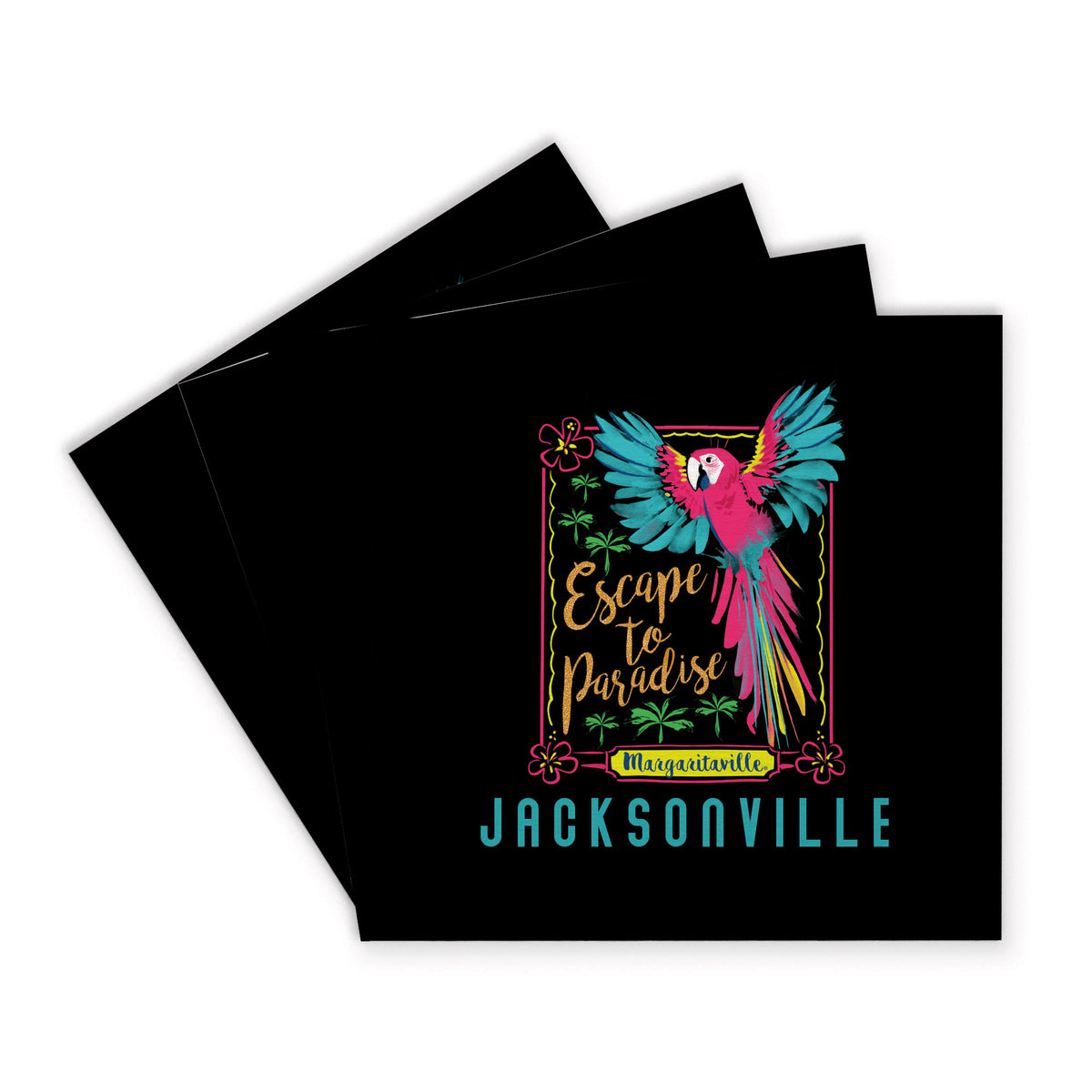 *Escape To Paradise Personalized Coaster Set