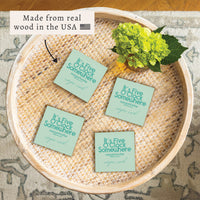 *It’s 5 O’Clock Somewhere Green Personalized Coaster Set