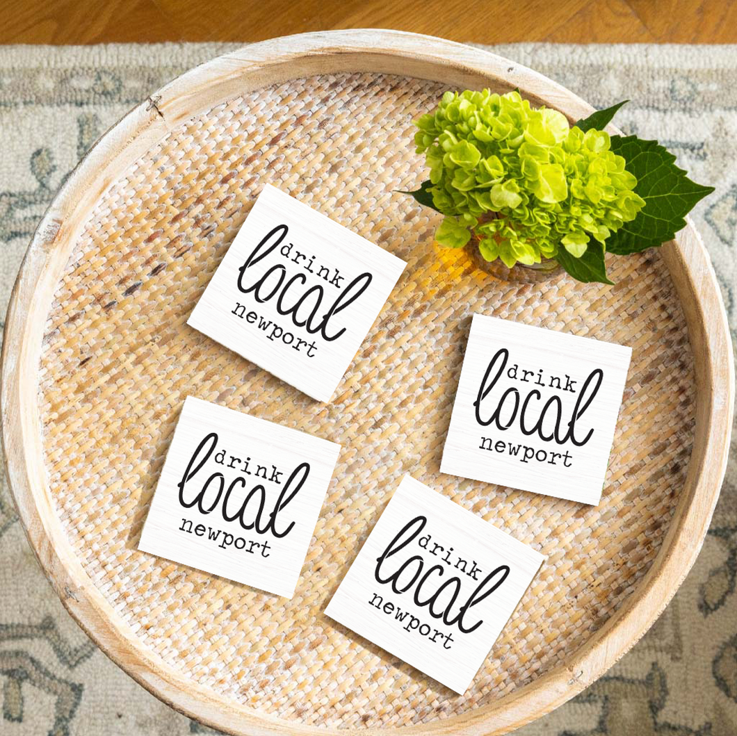 Personalized Drink Local Coaster Set