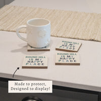 Happy Place Personalized Coaster Set