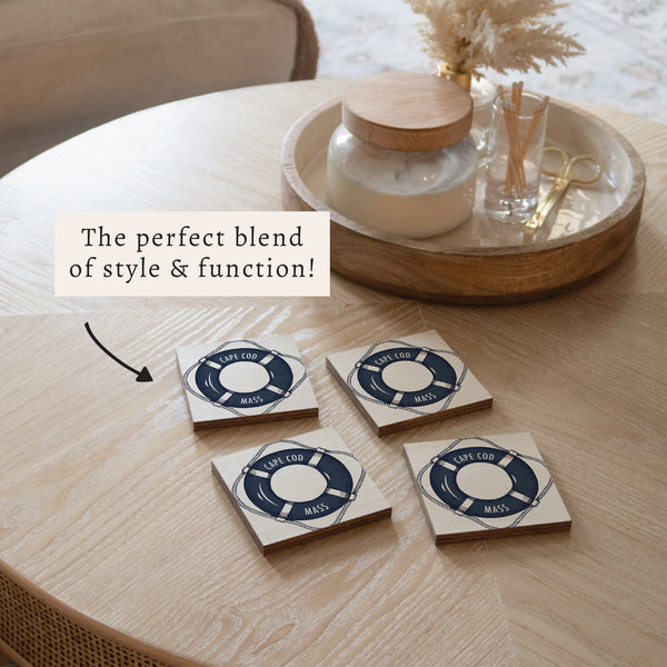 Lifesaver Personalized Coaster Set