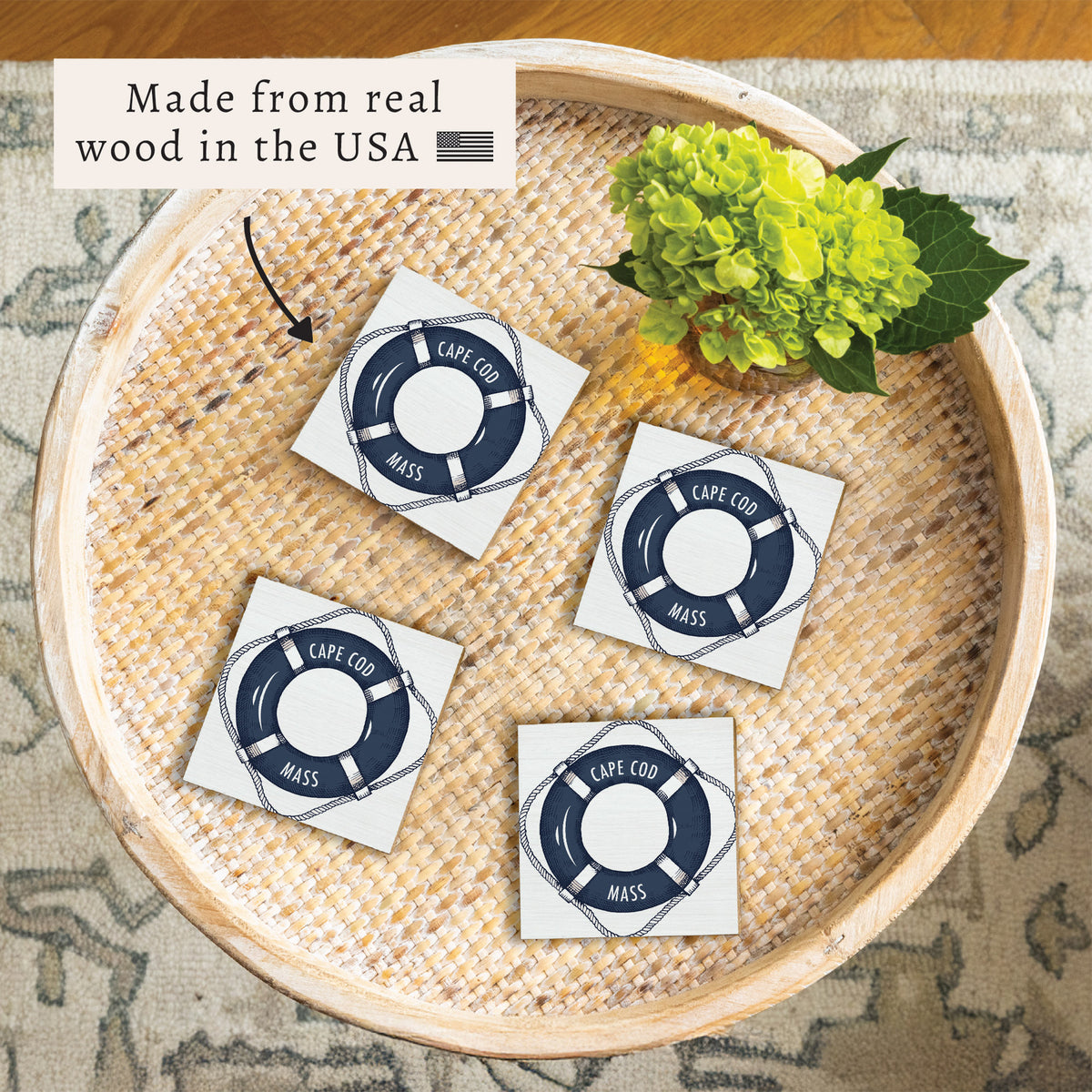 Lifesaver Personalized Coaster Set