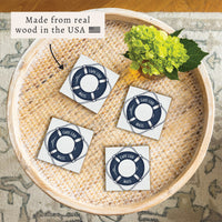 Lifesaver Personalized Coaster Set