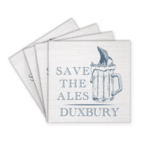 Save The Ales Personalized Coaster Set