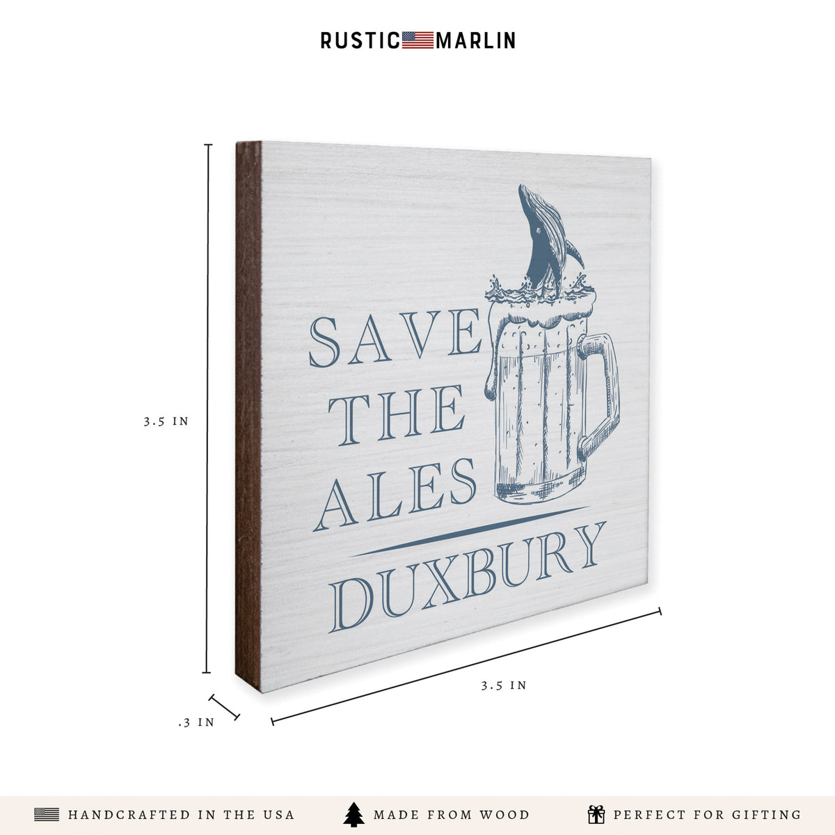 Save The Ales Personalized Coaster Set