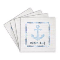 Anchor Personalized Coaster Set