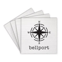 Nautical Compass Personalized Coaster Set