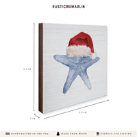 Santa Starfish Coaster Set