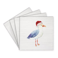 Santa Seagull Coaster Set