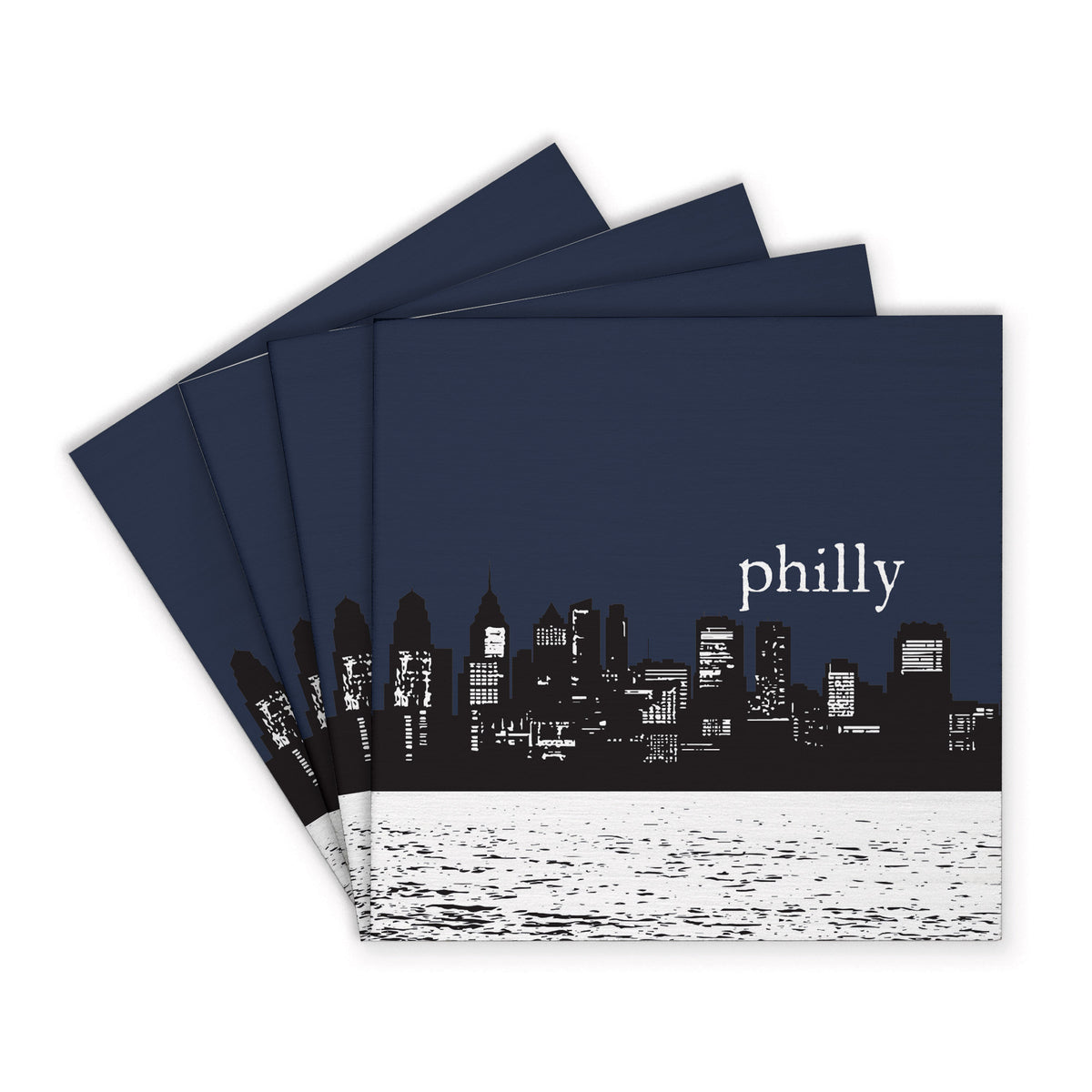 Philly Skyline Coaster Set
