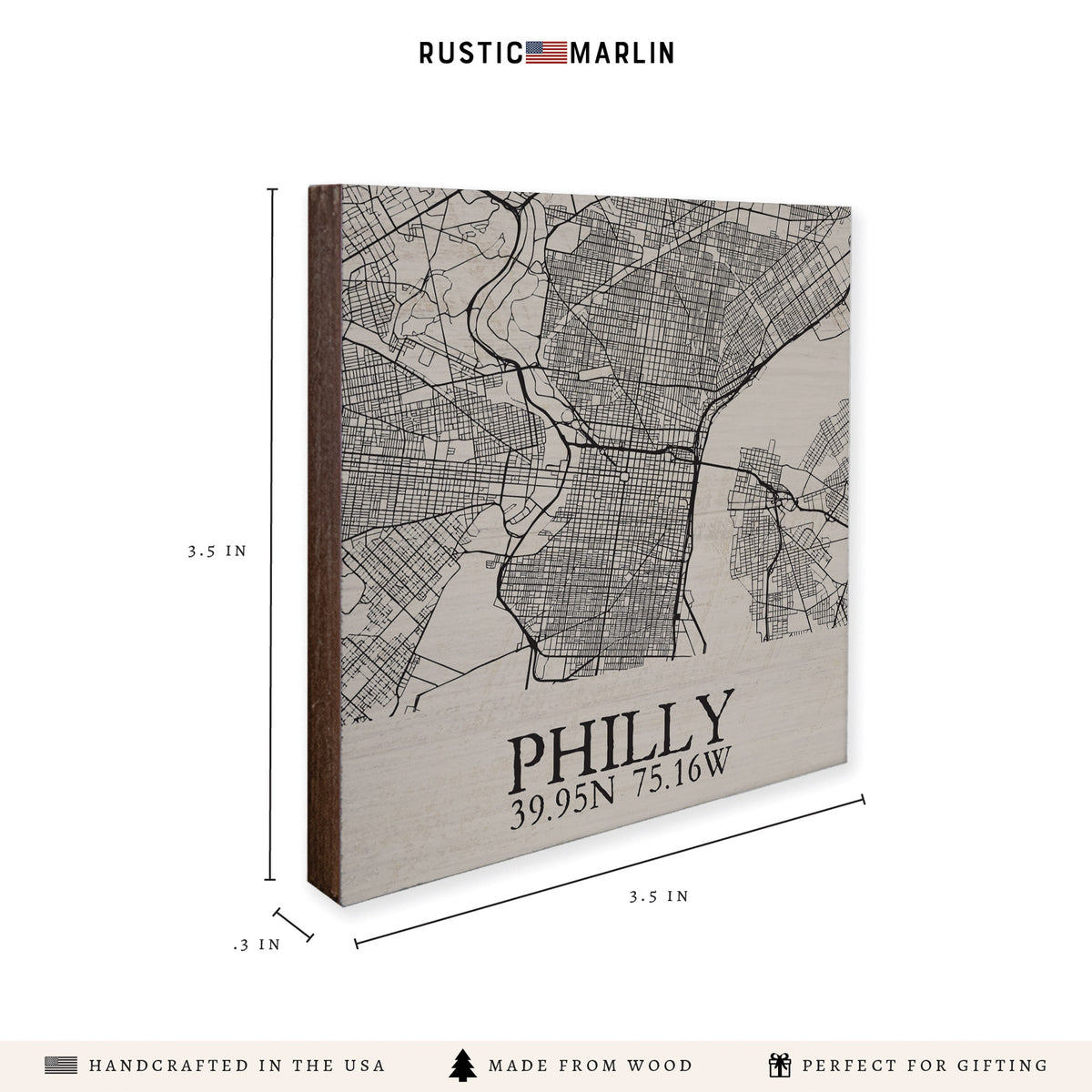 Philly City Grid Coaster Set