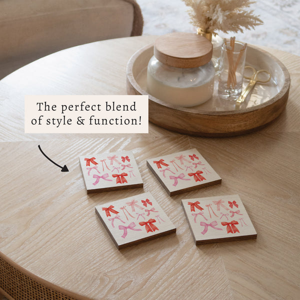 Bows Coaster Set