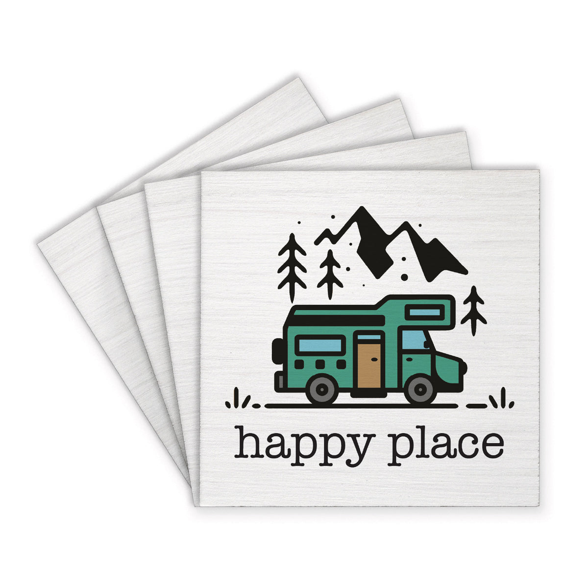 Happy Place RV Mountain Coaster Set
