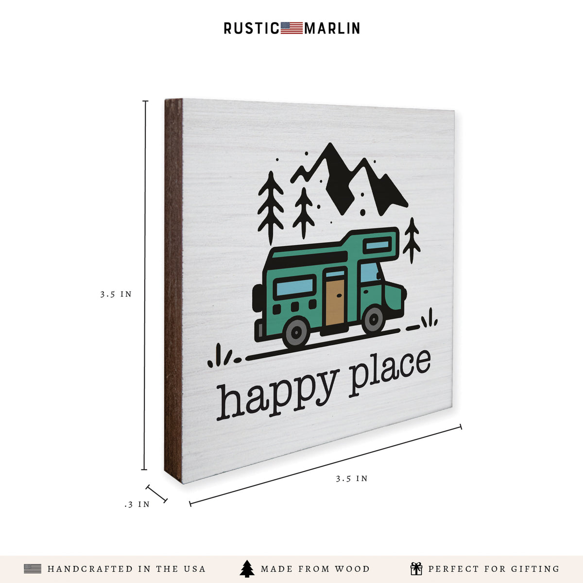 Happy Place RV Mountain Coaster Set