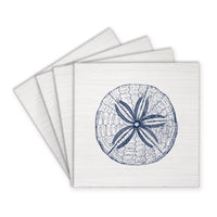 Sand Dollar Sketch Coaster Set