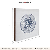 Sand Dollar Sketch Coaster Set