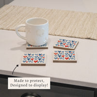 American Hearts Coaster Set