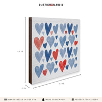 American Hearts Coaster Set