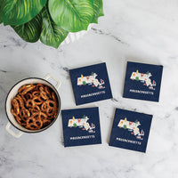 Massachusetts Coaster Set
