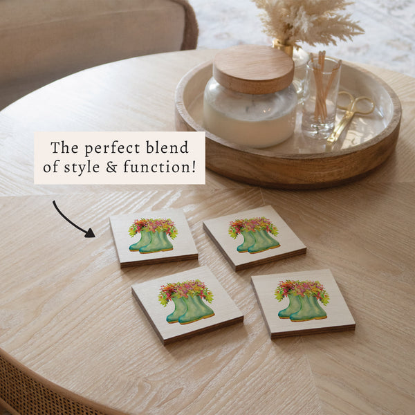 Bloom Boots Coaster