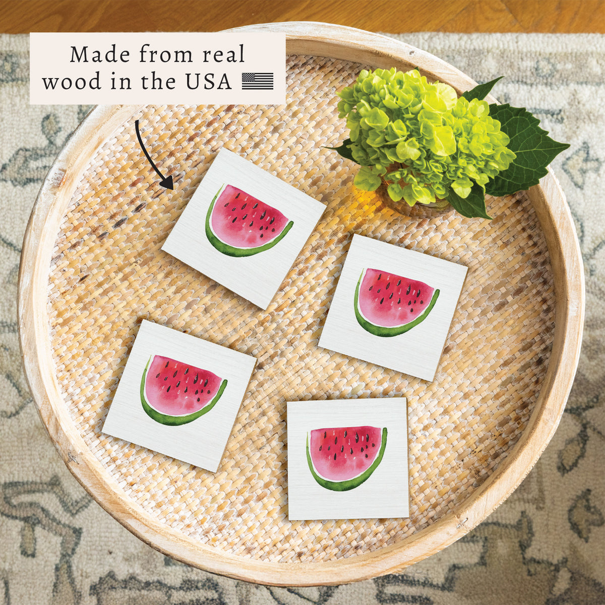 Watermelon Coaster Set