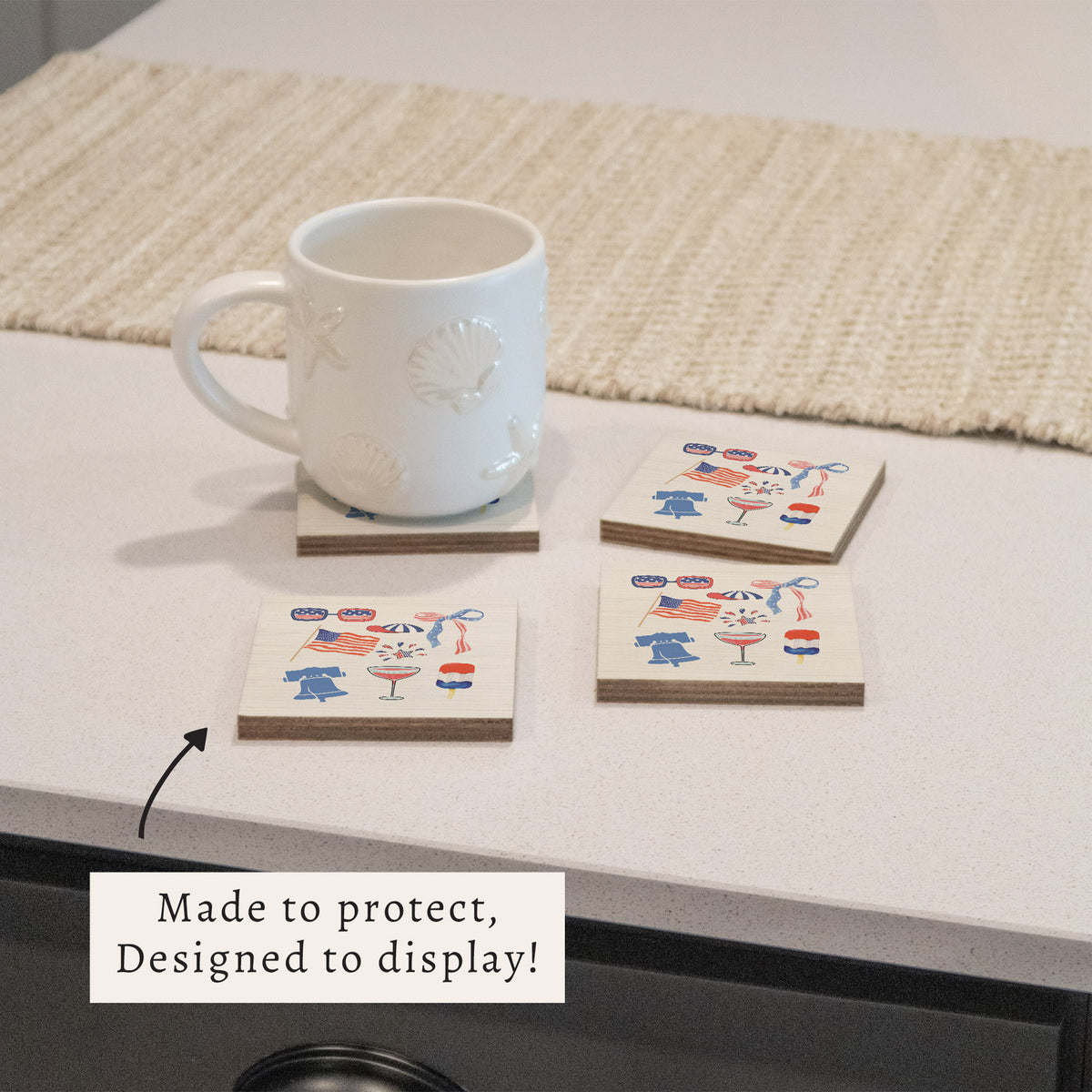 Philly American Icons Coaster Set