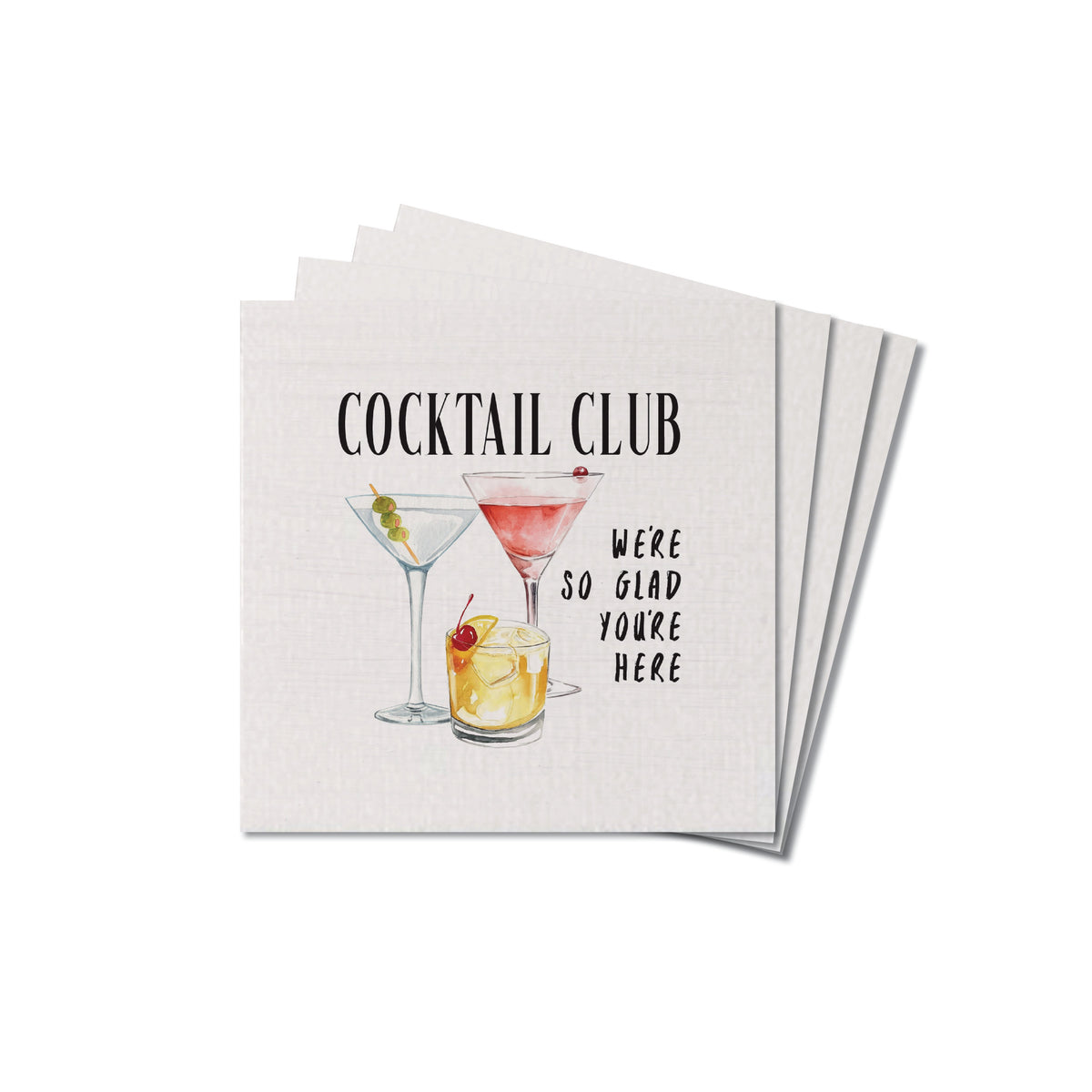 Cocktail Club Coaster Set