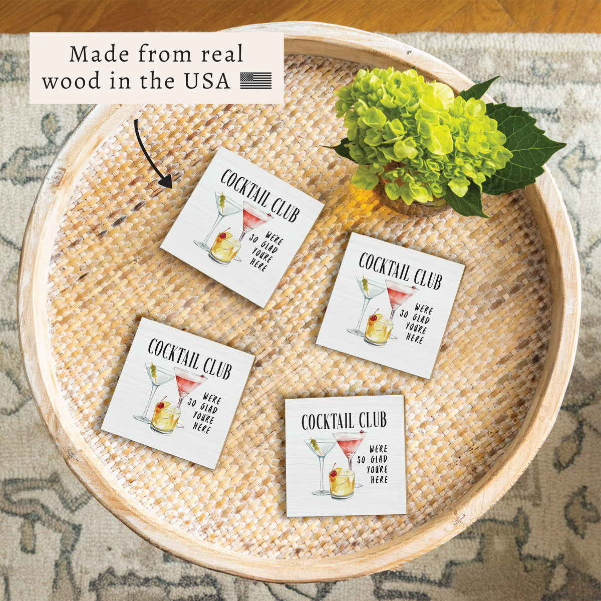Cocktail Club Coaster Set