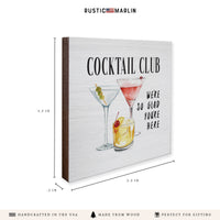 Cocktail Club Coaster Set