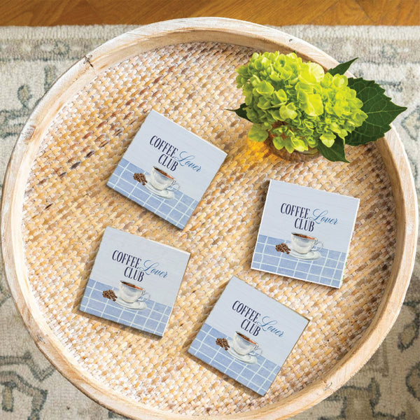 Coffee Lover Club Coaster Set