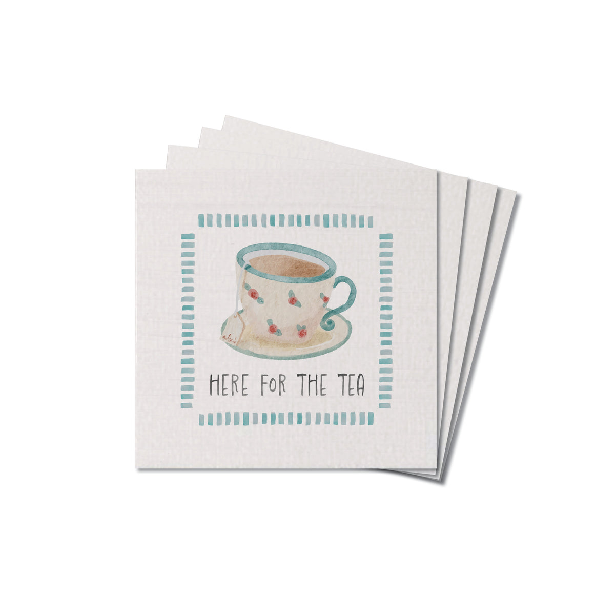 Here For The Tea Coaster Set