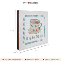 Here For The Tea Coaster Set