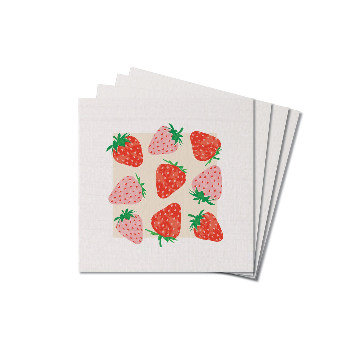 Strawberry Coaster Set