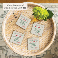 Santa Claus Milk & Cookies Coaster Set