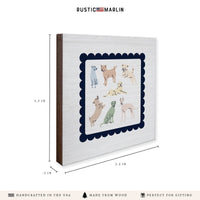 Dogs Stamp Coaster Set