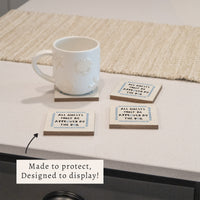 All Guests Must Be Approved The Dog Coaster Set