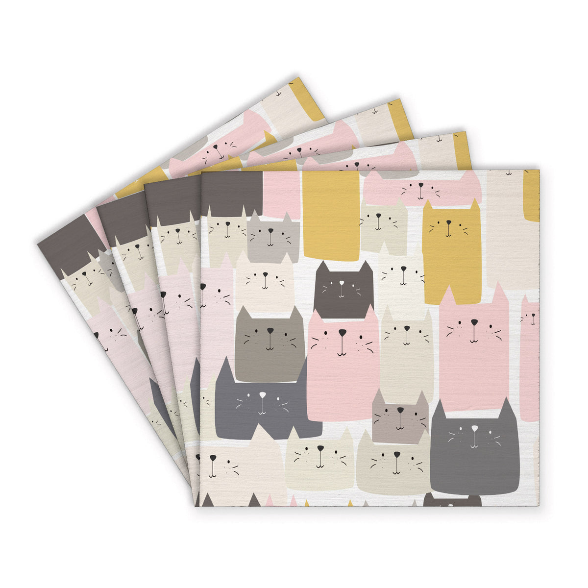 Cats Coaster Set
