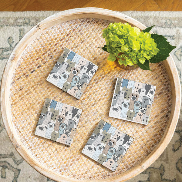 Doggies Coaster Set