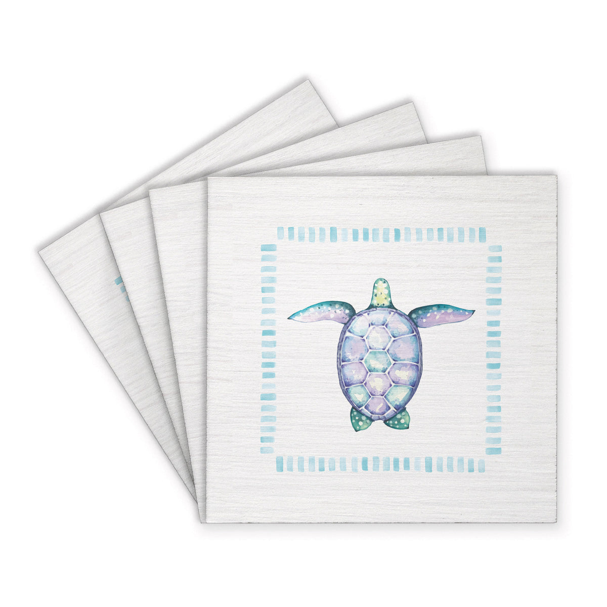 Sea Turtle Coaster Set