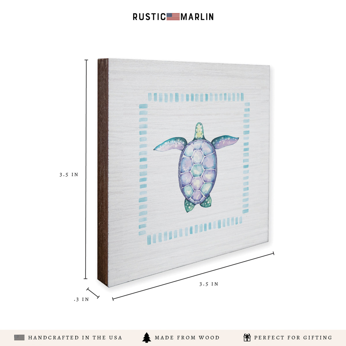 Sea Turtle Coaster Set