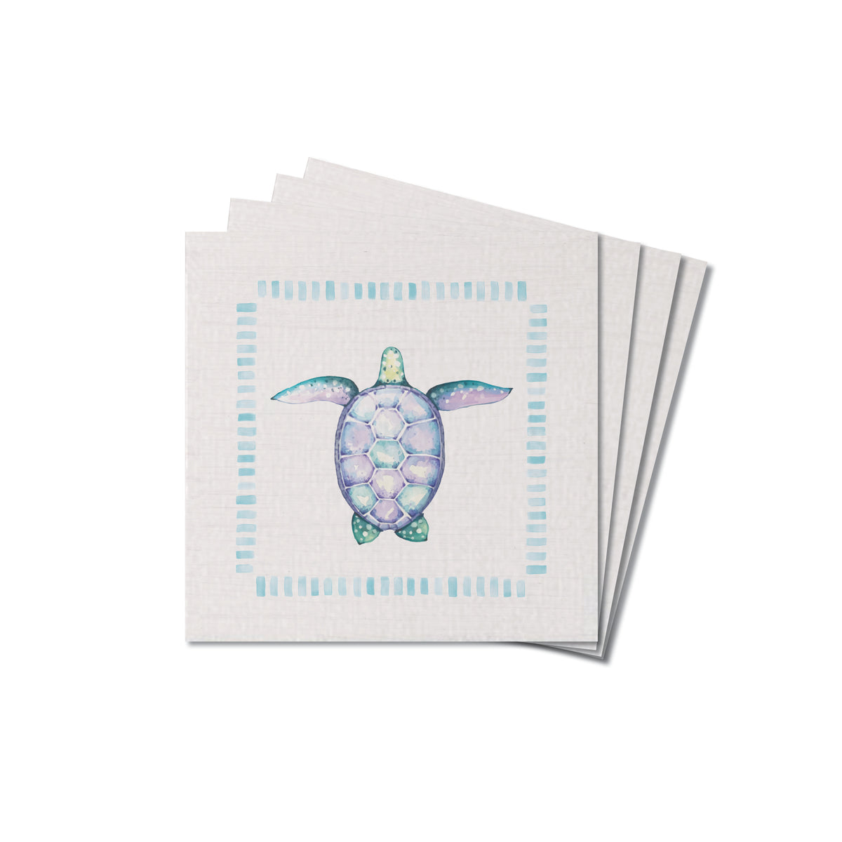 Sea Turtle Coaster Set