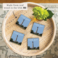 Cape May New Jersey Coaster Set