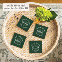 Boston No Place Like Coaster Set