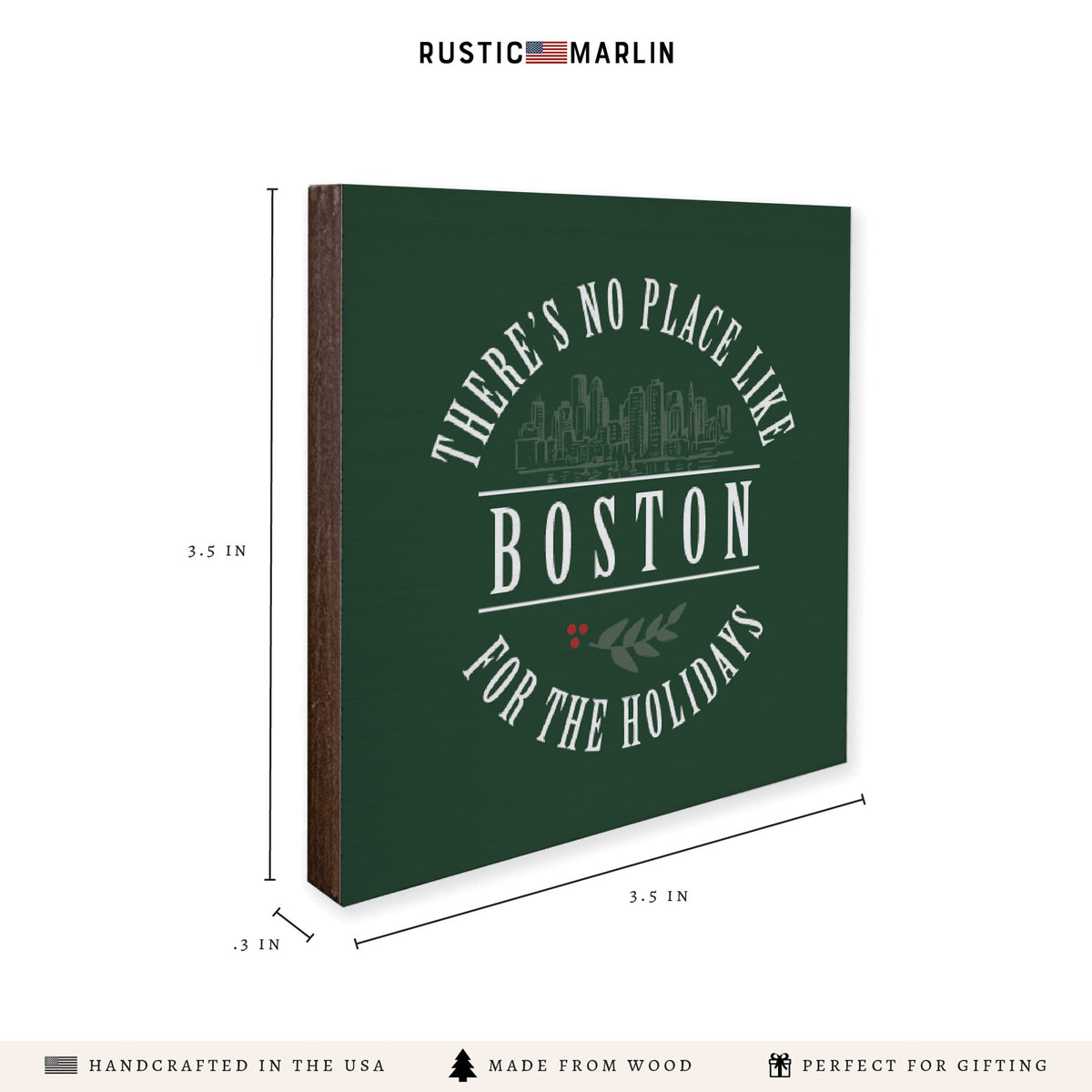 Boston No Place Like Coaster Set